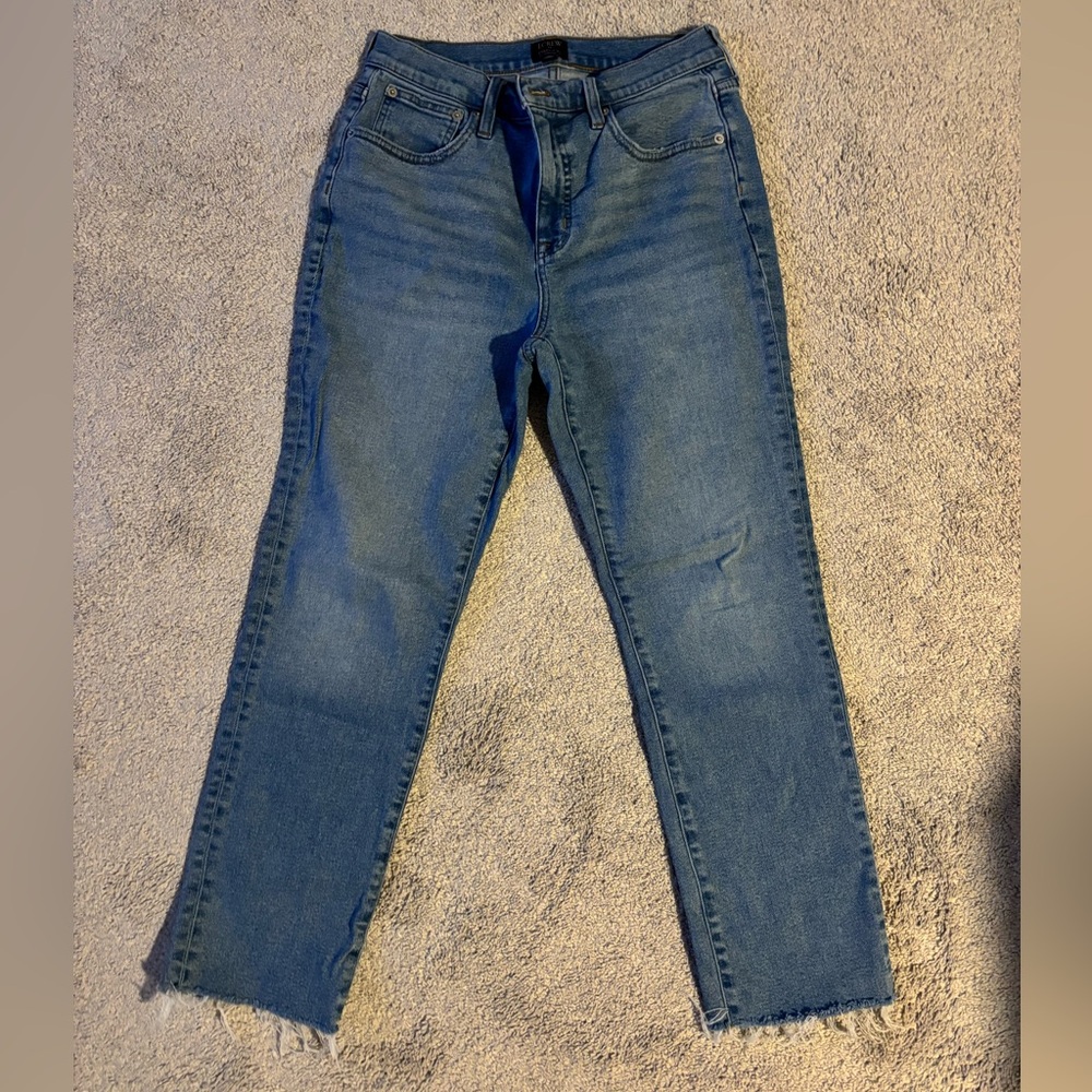 J Crew Essential Straight Leg Jean